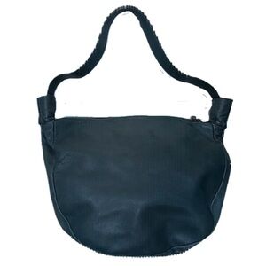 Bottega Veneta Blue leather purse with red suede interior